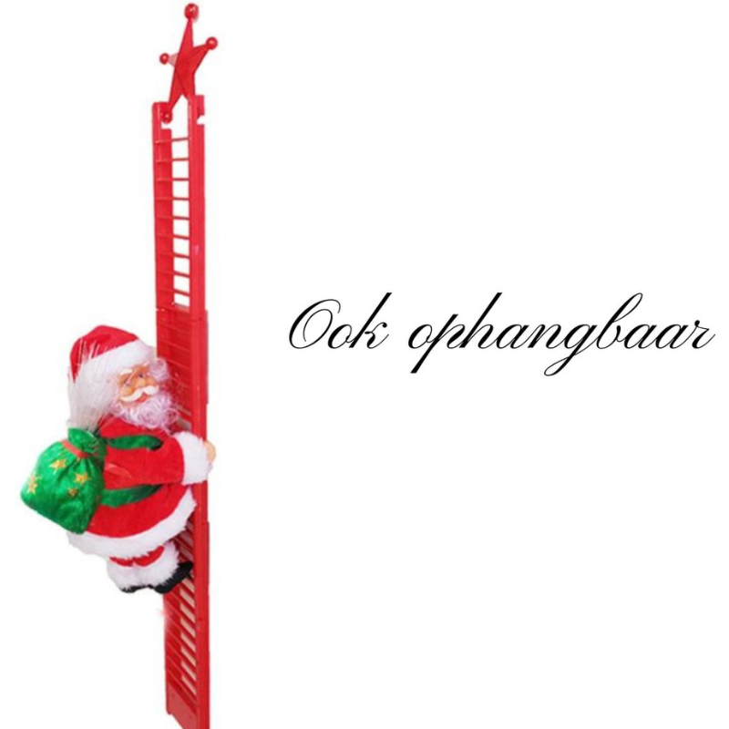 Klimmende Kerstman | Dit Vinden Kinderen Geweldig