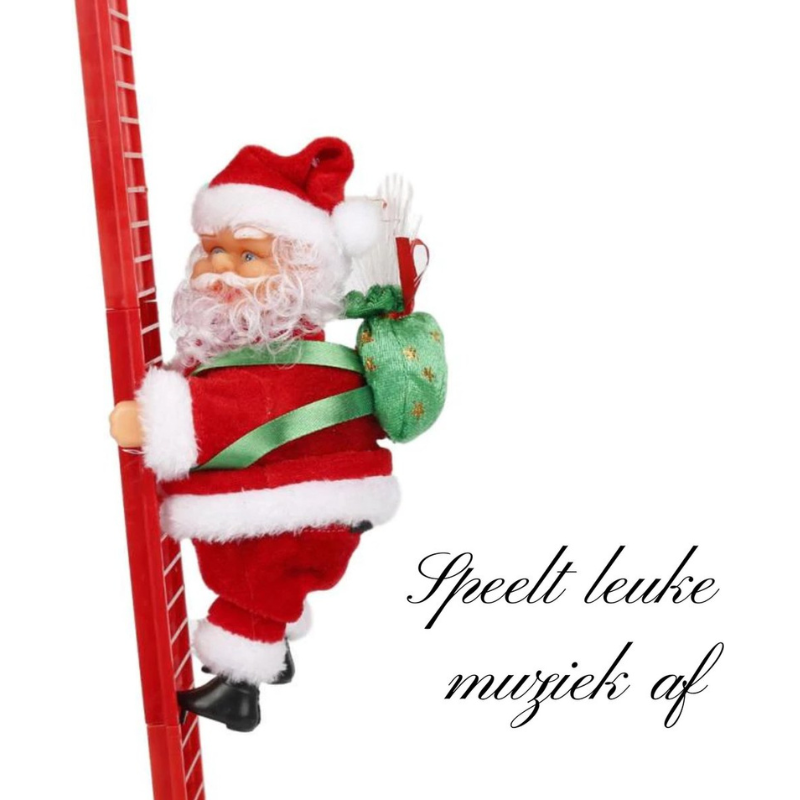 Klimmende Kerstman | Dit Vinden Kinderen Geweldig