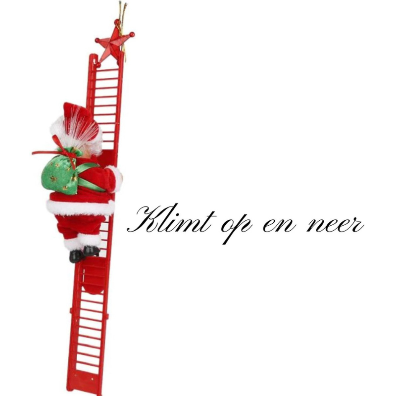 Klimmende Kerstman | Dit Vinden Kinderen Geweldig