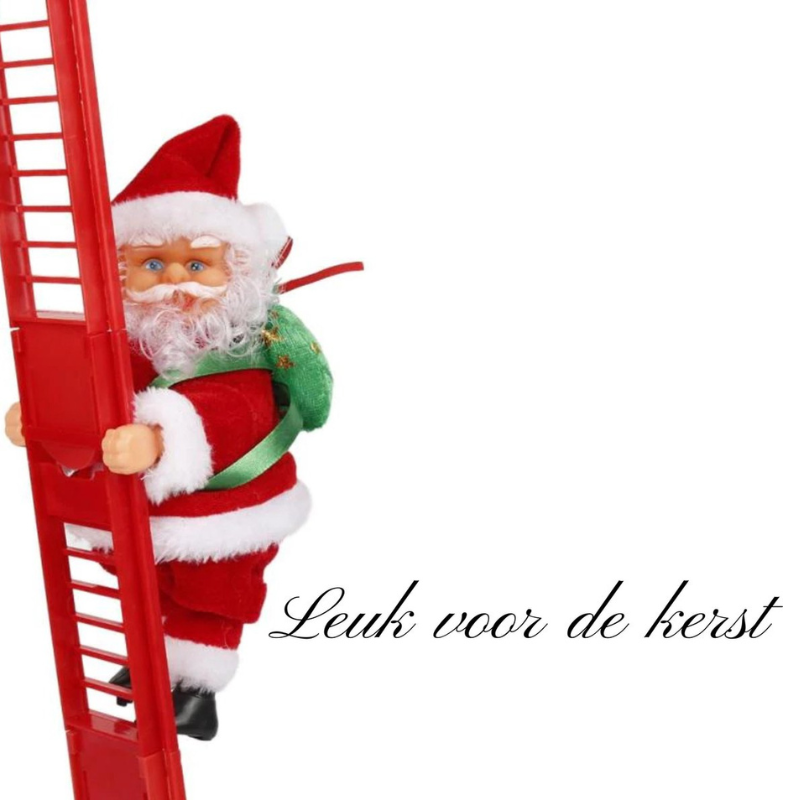 Klimmende Kerstman | Dit Vinden Kinderen Geweldig