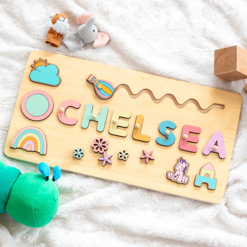 Gepersonaliseerde Houten Naam Puzzel