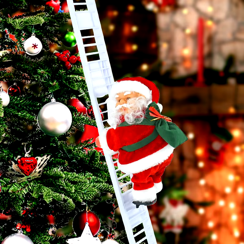 Klimmende Kerstman | Dit Vinden Kinderen Geweldig