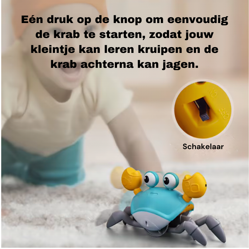 Crawling Crab | Stimuleert Jouw Kleintje om te Kruipen