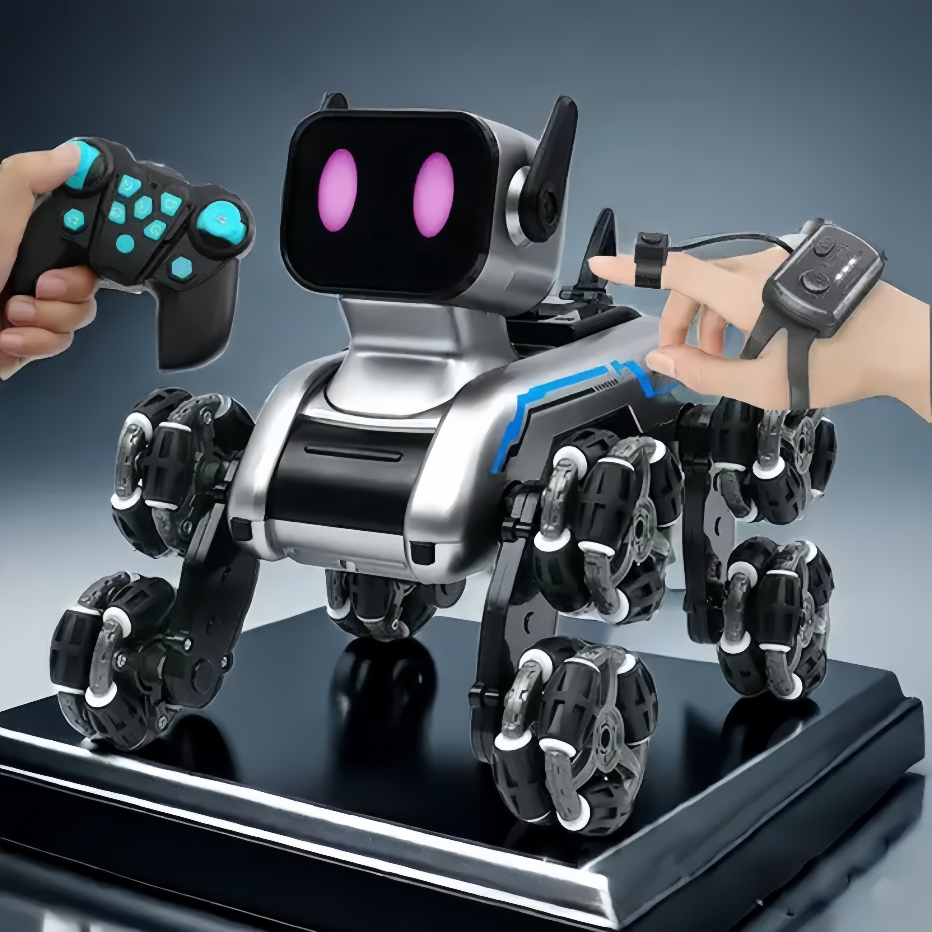 Vortex Rover | Gebaren/afstands-gestuurde 4WD Robot Stuntauto