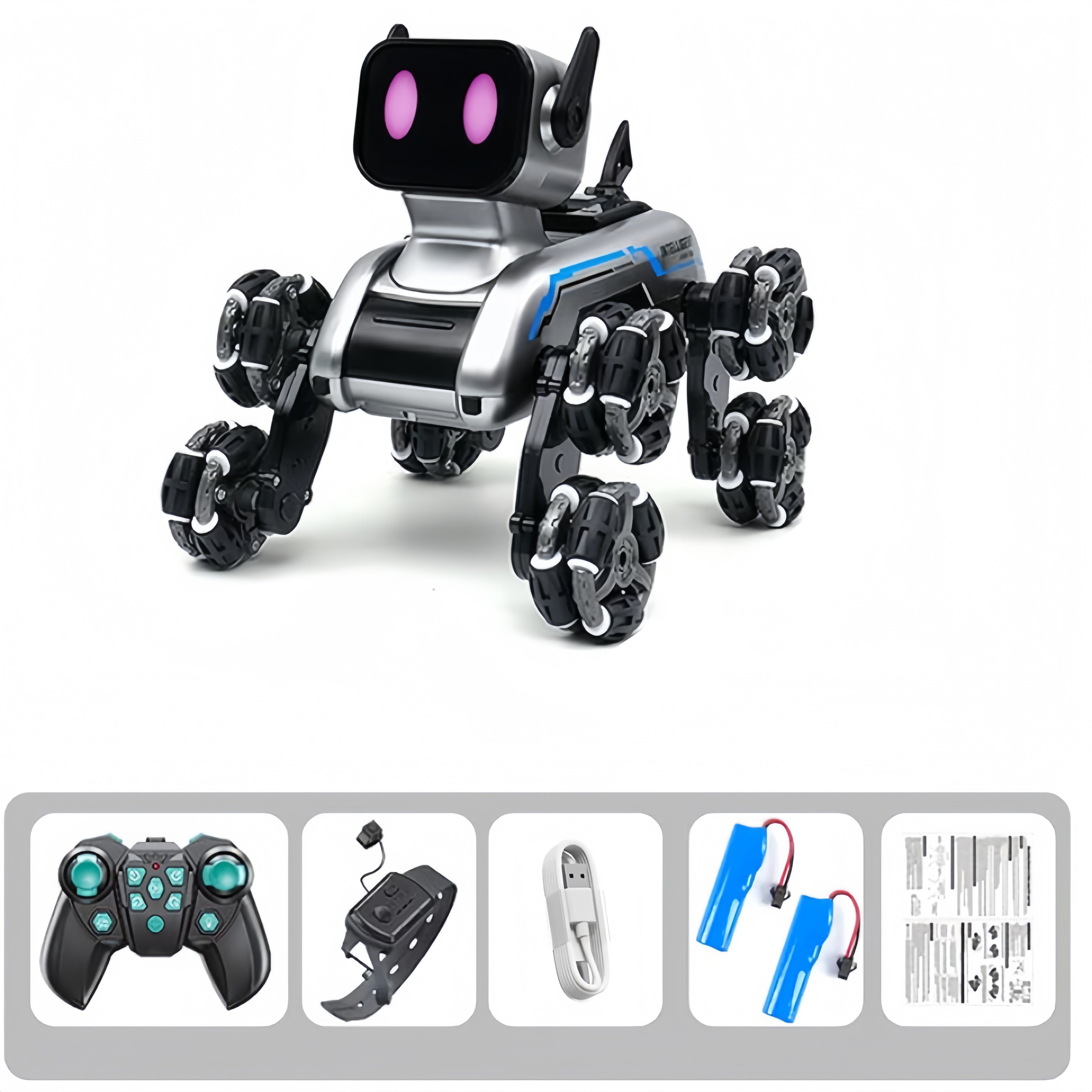 Vortex Rover | Gebaren/afstands-gestuurde 4WD Robot Stuntauto