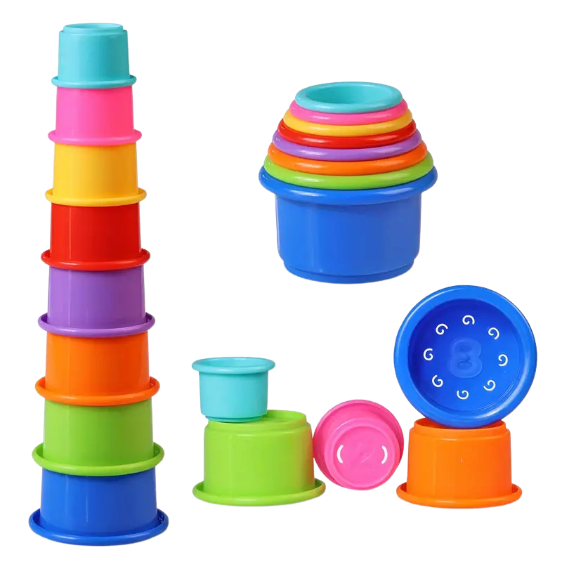 Stacking Cups | Stapelen, Bouwen en Ontdekken | 1 + 1 Gratis